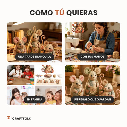 Ways to enjoy Mouseling: a quiet evening, with your hands, as a family, a gift they keep